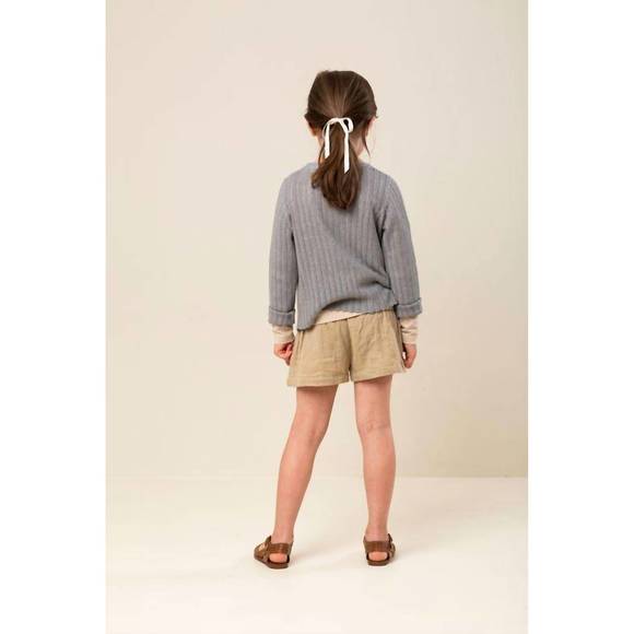 NEW MARMAR COPENHAGEN girls taia knit top in blue chalk - Picture 2 of 2